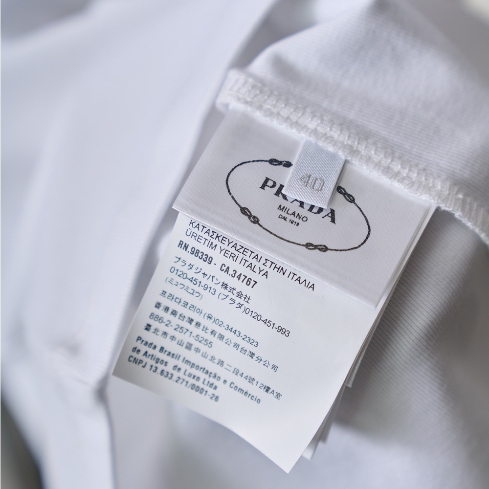 Prada White Slim-fit Tank Top - Picture 9 of 10